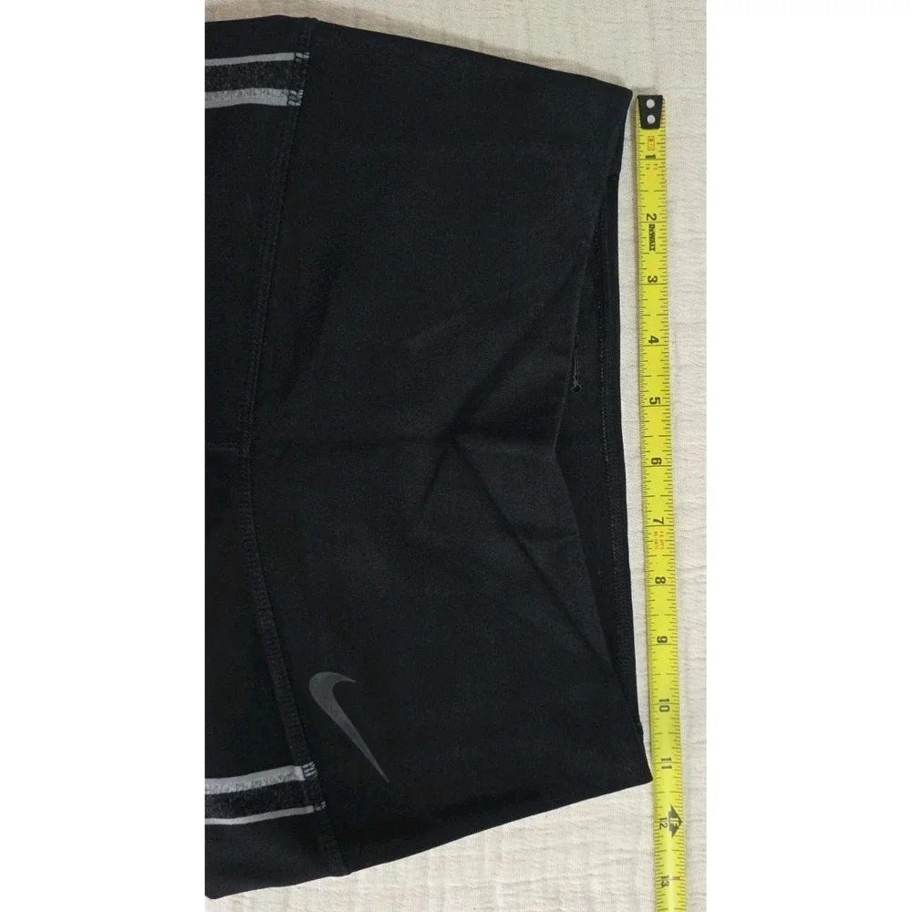 Nike Zonal Strength Sculpt Power Lux High‎ Rise Leggings Black Gray Sz XS Womans